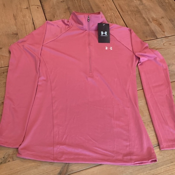 Under Armour Women’s Tech 1/2 Zip Pullover NWT Pink Small - Picture 1 of 6
